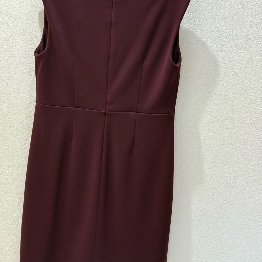 Ann Taylor Wine Cowlneck Dress